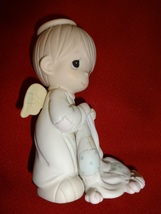 Precious Moments WISHING YOU A COMFY CHRISTMAS figurine angel - $7.00