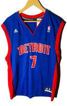 Adidas Hombre Detroit Pistons Brandon Jennings Camiseta Real - £31.96 GBP