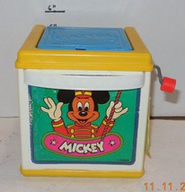 Vintage 1987 Mattel Walt Disney Jack In The Box Mickey Goofy Donald Rare Oop - $71.70
