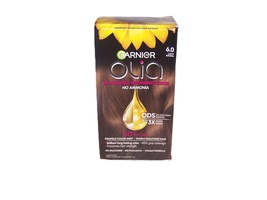 Garnier Olia Oil Powered Permanent Hair Color 6.0 Light Brown - £7.81 GBP