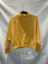 MSRP $60 Tommy Hilfiger Women&#39;s Yellow Turtleneck Sweatshirt Size XL - £8.25 GBP