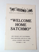 Louis Armstrong 1965 Concert Program New Orleans Loyola U Field House Satchmo - £57.23 GBP