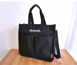 Milkfed Milkfed. 2WAY Large Capacity 5 Pocket Shoulder Bag W37 x H34.5 x... - £37.47 GBP