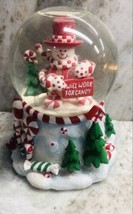 Unbranded Christmas Snowman Music Box:7”.-“Will Work For Candy”. - £47.53 GBP