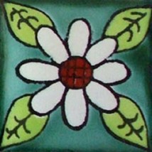 Mexican Tiles &quot;White Flower&quot; - £175.85 GBP