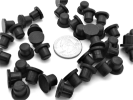 5/16” Rubber Hole Plugs  Black  Push In Stem Bumper  1/2&quot; OD  Bulk pack ... - $36.47