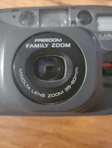 Minolta Freedom Family Black 35-60mm Zoom Point &amp; Shoot Film Camera PART... - $16.16