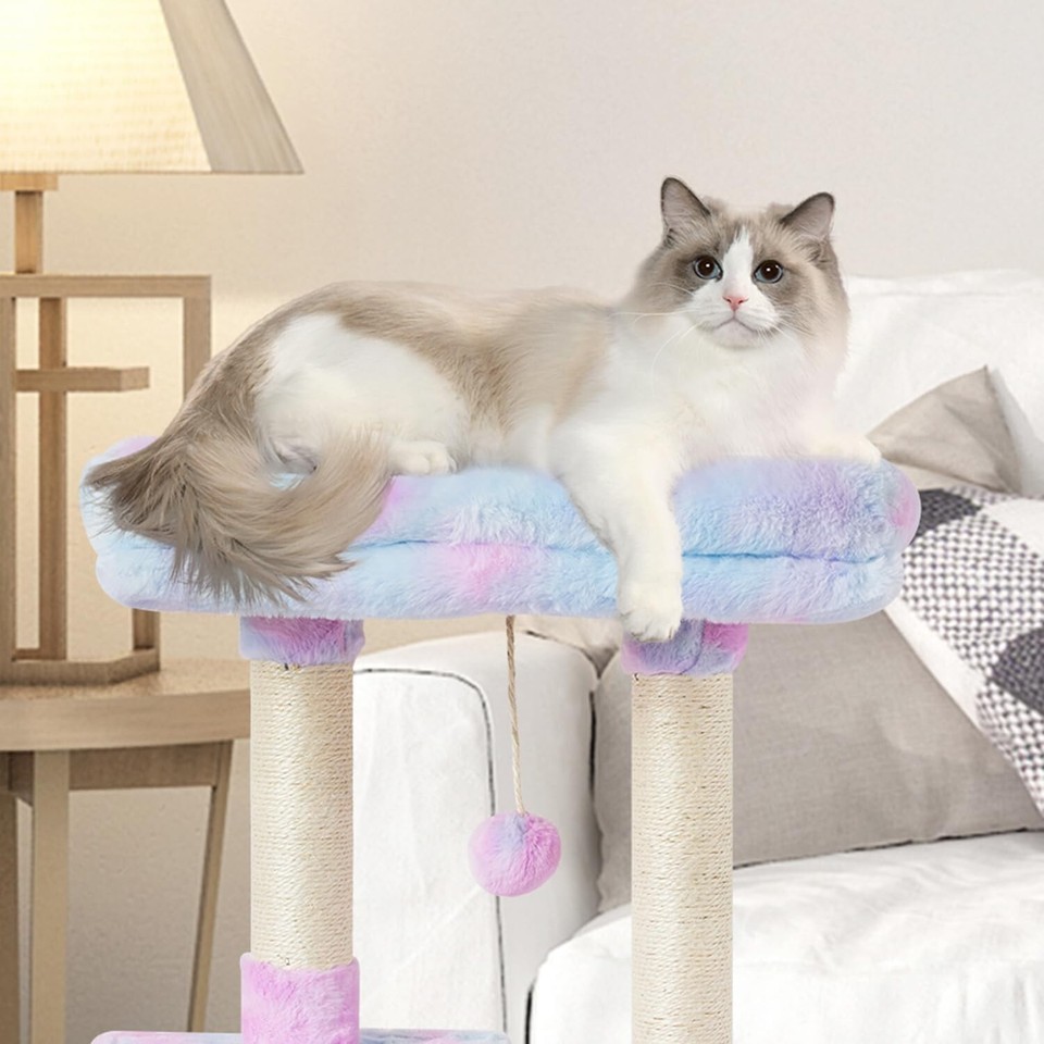 Cute Rainbow Cat Furniture Activity Center - Easy Assembly, Safe & Comfortable Item image 5