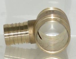 Zurn QQT886GX 2 x 2 By 1-1/4 Inch Barbed Brass Reducing Tee Lead Free image 2