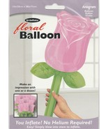 floral Balloon by U-Inflate Anagram Shape Foil Balloon 11&quot; x 28&quot;  ~ ranj... - $188.82 MXN