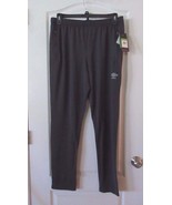 UMBRO Straight Leg Relaxed Fit Warmup Pant Charcoal Men&#39;s Sz.L-XXL NWT M... - $23.69