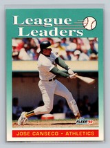 Jose Canseco #688 1992 Fleer Oakland Athletics - £1.55 GBP