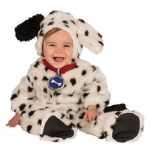 NEW Dalmatian Puppy Dog Halloween Costume Baby 0-6 Months SOFT Jumpsuit ... - £15.55 GBP