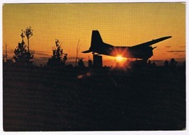 Postcard Wardair Bush Pilot Memorial Yellowknife NWT Sunset - £2.92 GBP