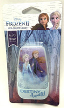 Jasco  Disney Frozen  Night Light Destiny Awaits! Elsa and Anna NIP Led - $10.31