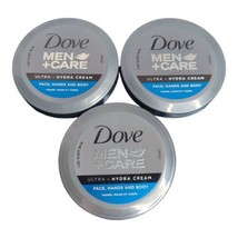 Lot of 3 Dove Men Care Ultra Hydra Hydrating Skin Care Moisturizing Cream 2.53oz - £8.67 GBP