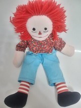Raggedy Ann Plush Stuffed Doll Classic 20 in. Hand Made Soft Doll - £10.93 GBP