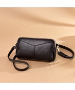100% Genuine Leather Women Tote Shoulder Bag Solid Color Clutch Ladies B... - £39.90 GBP