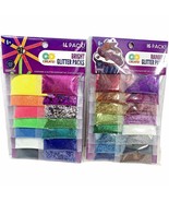Glitter Packs 30 Color Set Art Project Crafting Sparkle Bright Rainbow NEW - £7.82 GBP