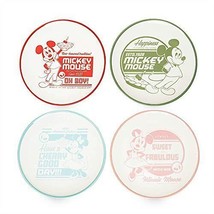 Disney &quot;Back in the Day&quot; Collection Ceramic Plate Set - Set of 4 6.75&quot; P... - $58.36