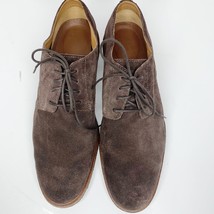 Clarks Clarkdale Moon Mens Tan Brown Suede Comfort Casual Lace Up Oxfords Shoes - £38.53 GBP