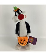 Looney Tune Sylvester Cat 14&quot; Plush Stuffed Animal Toy Halloween Pumpkin... - $52.73 CAD