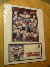 2003 NY Rangers Team Photo And Envelope Official USPS Messier Leetch Richter NHL - $19.31