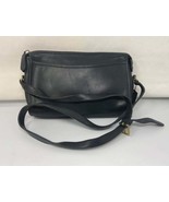 Vintage Coach 9944 Taylor Zip Crossbody Bag Dark Navy Leather - $1,848.80 MXN