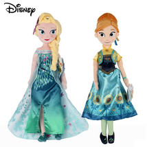Magical Playtime with Frozen&#39;s 50cm Elsa and Anna Stuffed Plush Dolls for Kids - £35.30 GBP