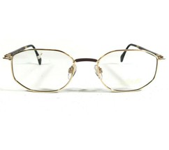 Silhouette M 7352 /20 V 6050 Eyeglasses Frames Brown Gold Octagon 54-20-135 - £66.00 GBP
