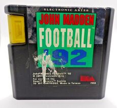 John Madden Football &#39;92 (Sega Genesis, 1991) Cartridge Only Authentic - $4.08 CAD