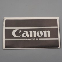 Vintage Canon Products Guide Early 1970&#39;s - £11.66 GBP