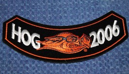 Harley Davidson 2006 Owner&#39;s Group HOG Chapter Patch Pig in Helmet &quot;New&quot; - £5.52 GBP