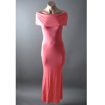 Solid Evening Summer Off Shoulder Mermaid Womens Jersey Long Maxi Dress ... - $20.55 CAD