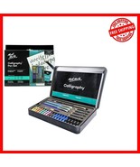 32-Piece Calligraphy Set - Pens, Nibs, and Exercise Book for All Skill L... - $36.62