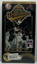 Brand New Vintage 1996 World Series Vhs Ny Yankees Vs Atlanta Braves Video Tape - £6.13 GBP