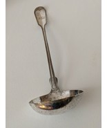 Antique Hall &amp; Elton Silver Plate Soup Ladle Spoon 12.5 &quot; Monogramed  - $940.64 MXN