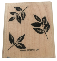 Stampin Up Rubber Stamp Leaves Leaf Plants Nature Outdoors Garden Card Making - £3.98 GBP