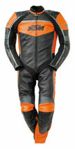 Men&#39;s Ktm Rider Motorcycle / Motorbike Racing 1 Piece Or 2 Piece Leather Suit - £226.07 GBP