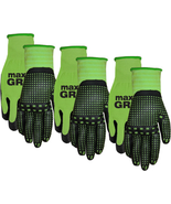 Midwest Gloves &amp; Gear 93P03-SM-AZ-6 Max Grip Packs, 3 Pair, Ladies Green - £12.23 GBP