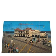 Postcard Ocean City New Jersey Boardwalk Music Pier View Card Chrome Posted - $4.15