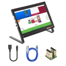 Raspberry Pi Screen 7 Inch Ips Touchscreen With Prop Stand, 1024600 Capacitive H - £86.20 GBP