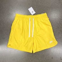 NWT Nike DM6829-731 Men&#39;s Sportswear Club Woven Lined Flow Shorts Opti Yellow L - £27.93 GBP