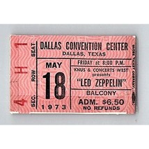 Led Zeppelin Concert Ticket Stub May 18 1973 Dallas Texas - $246.50