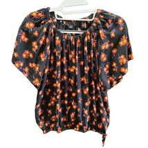 Ann Taylor Womens Blouse Multi-Color Size XS 100% Viscose Floral Design Stretch - £7.31 GBP