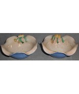 Stangl TERRA ROSE PATTERN Set (2) SCULPTED BOWLS Made in USA  - $40.69 CAD