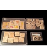 Lot of Stampin Up Rubber Stamp Sets Collection Stampers Mixed Variety Un... - £23.46 GBP