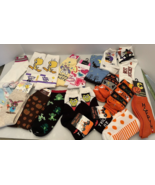 Lot of 18 Pairs of Novelty Socks Kids &amp; Womens Halloween, Fall and Easte... - $29.33 CAD