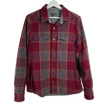 Toad &amp; Co Size S Shirt Jacket Mojac Dos Shirtjac Heavyweight Flannel Sna... - £22.10 GBP