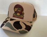Vintage Beaver Patrol Hat Funny Trucker Hat snapback Camo Hunting Cap - $17.59